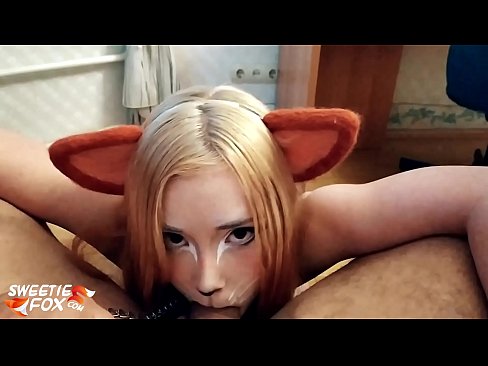 ❤️ Kitsune ngelek kontol jeung cum dina sungut nya video sex di urang ❌❤